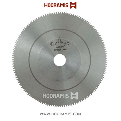 تیغ اره آتشی برش پروفیلهای فلزی توخالی برند Ludwig Kuhler (سه گل) ساخت ترکیه به ابعاد 32*2.5*300- Z186